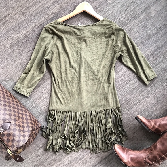⚡️FLASH SALE⚡️ Anthropologie Gracie Fringe Bottom Top - Picture 5 of 5